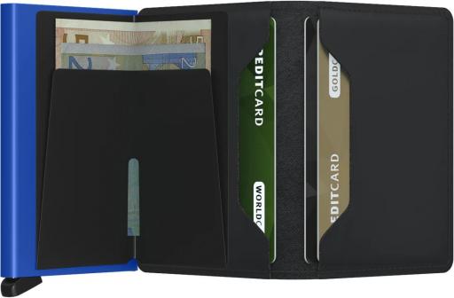 Tarjetero rfid secrid slimwallet matte black & blue 89531 [3]