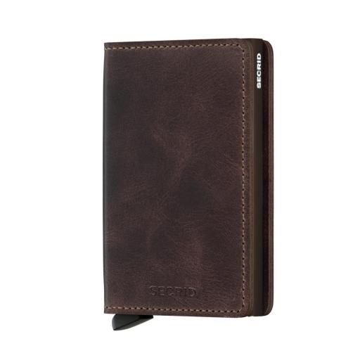 Tarjetero rfid secrid slimwallet vintage chocolate 83072