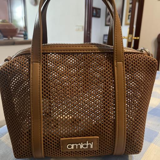 Imagen 20638273 de valoración de Bolso de mano o cruzar amichi calado SV2007