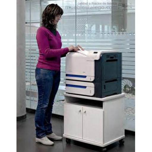 Mesa fotocopiadora con ruedas ber-copian50